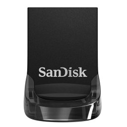 Memorie USB SanDisk Ultra Fit 32 GB, USB 3.1, Negru