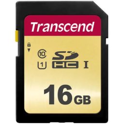 Transcend Card de Memorie SDC500S SDHC, 16 GB, Clasa 10