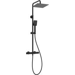 Coloana de dus cu baterie termostatică finisaj negru NAC_N4HT