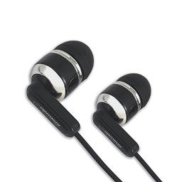 Casti EH194, Jack 3.5 mm, 1.2 m, Negru/Argintiu
