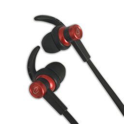 Casti EH201, Jack 3.5 mm, Control volum, 1.2 m, Negru/Rosu