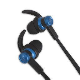 Casti EH201, Jack 3.5 mm, Control volum, 1.2 m, Negru/Albastru