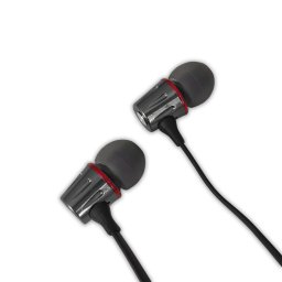 Casti EH203, Casti In Ear cu fir, Gri grafit/Rosu