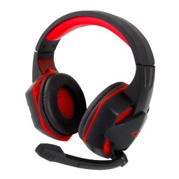 Casti Blackbird EGH400, Casti gaming On Ear cu microfon, Negru/Rosu