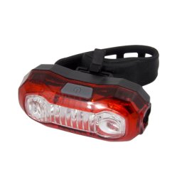 Stop bicicleta 5 LED-uri SMD, 120 lumeni, acumulator reincarcabil USB, 5 moduri lumina