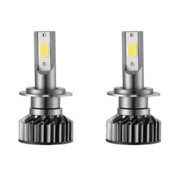 Set 2 Becuri Auto H7 cu Led Mini putere 50w 8000lm per bec temperatura 6000K