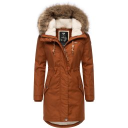 Ragwear Parka de iarnă 'Tawny' bej / maro