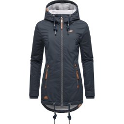 Ragwear Geacă de iarnă 'Zuzka' bleumarin / maro