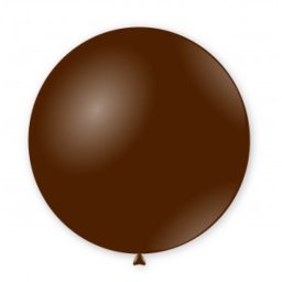 Balon latex jumbo maro 83 cm