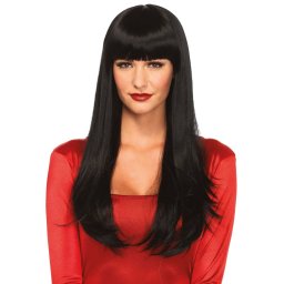 Leg Avenue Bangin Long Straight Wig A2733 Black