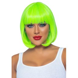 Leg Avenue Short Bob Wig 30cm Neon Green