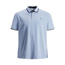 Jack & Jones Plus Tricou 'JJEPAULOS' bleumarin / albastru deschis