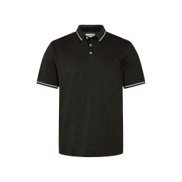 Jack & Jones Plus Tricou 'JJEPaulos' verde pin / alb