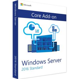 Microsoft Windows Server 2016 Standard Standard Licență suplimentară Core AddOn 16 Core