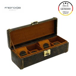 Cutie 4 Ceasuri Cubano Piele Naturala by Friedrich Made in Germany