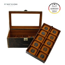 Cutie 20 ceasuri Cubano Piele Naturala by Friedrich - Made in Germany