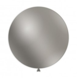 Balon latex jumbo argintiu metalizat 83 cm