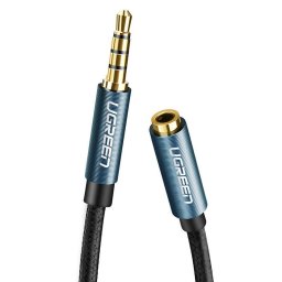 Accesorii Audio Hi-Fi Cablu audio AV118, 3.5mm jack male - 3.5mm jack female, 2m, Black-Blue