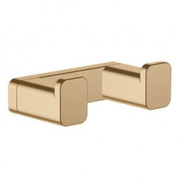 Cuier baie dublu Hansgrohe AddStoris, bronz antichizat