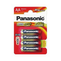 Panasonic LR6 PPG - 4ks Baterie alcalina AA Pro Power 1,5V