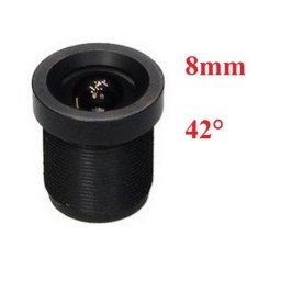 Secutek Obiectiv de 8 mm M12x0,5 - 42 °