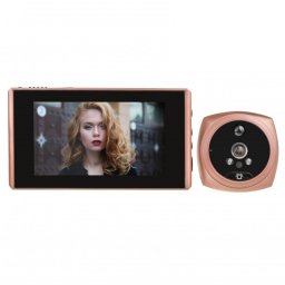 Secutek Vizor usa digital TS-1603 - 4,3 LCD, IR, PIR Roz-auriu