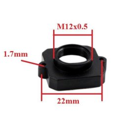 Secutek Montaj pentru obiectiv M12x0,5 ABS (lățime 22 mm)