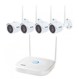 Camere de supraveghere exterior Secutek SLG-WIFI2108PGE4FE200 - cameră 4x2Mpix, NVR