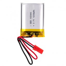 SPYpro Baterie reîncărcabilă externă cu litiu de 3,7 V de 1200mAh