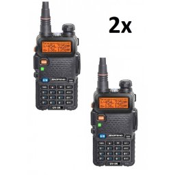 Set 2x Baofeng UV-5R (8W)