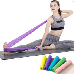 Extensor pentru pilates sau yoga - roșu, 1500 x 150 x 0,35mm