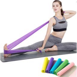 MXM Extensor pentru pilates sau yoga - roșu, 1500 x 150 x 0,35mm