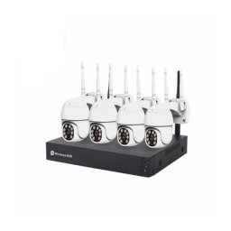 Set de camere wireless WiFi Secutek SHT-TK40Q2 - 4x 2MP cameră IP rotativă, NVR