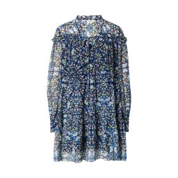 TED BAKER Rochie Dalyla Swing Mini Dress With Ruffle Tier Detail 266029 mid-blue