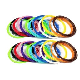 Set 20 Filamente pentru Creion 3D 1.75 mm 5 m/buc Multicolore
