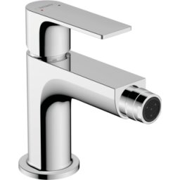 Baterie bideu Hansgrohe Rebris E ventil pop-up crom lucios