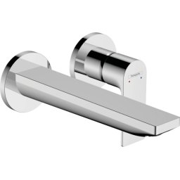 Baterie lavoar perete Hansgrohe Rebris E pipa 200mm crom lucios