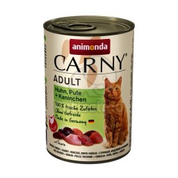 Animonda Cat Carny Adult, curcan și iepure 24 x 200 g (83709)