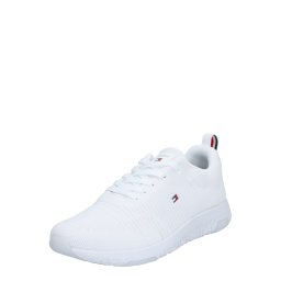 TOMMY HILFIGER Sneaker low 'Corporate' bleumarin / roșu / alb
