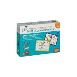 Invat usor la franceza - 50 de harti mentale. VOLUMUL I - CP, CLS. I, A II-A