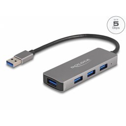 HUB USB 3.2 Gen1 la 4 x USB-A, Delock 63171