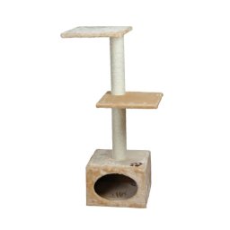 Ansamblu de joaca pentru Pisici, Baladona 109 cm, Bej