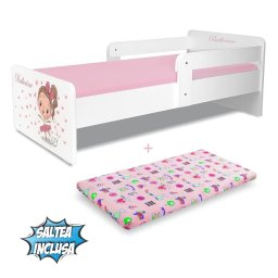 Pat copii Start Balerina P2 2 / 2-8 ani cu saltea cadou