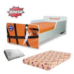 Pat Start Baschet 2-12 ani + saltea 160x80x12 cm + husa impermeabila