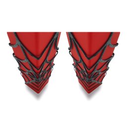 Set 2 picioare pat printate 3D Spidey