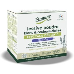 Detergent pudra BIO rufe albe si culori deschise, parfum lavanda Etamine