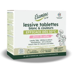 Tablete BIO rufe albe si colorate, parfum flori de bumbac Etamine