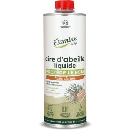Ceara de albine pura lichida pentru protejare si intretinere lemn nelacuit, parfum pin Etamine