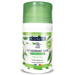 Deodorant BIO proaspat cu parfum de ceai verde si menta Coslys