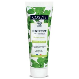 Pasta de dinti BIO dinti si gingii sensibile, cu menta si propolis Coslys